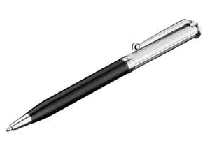 Penna Sfera Mercedes Benz Inchiostro Nero Prodotto Ufficiale Acciaio e Plastica - Picture 1 of 3