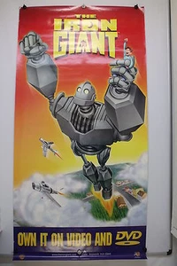 The IRON GIANT - Jennifer Aniston - Original Video Banner - 1999 SS C8 (33"x66") - Picture 1 of 1
