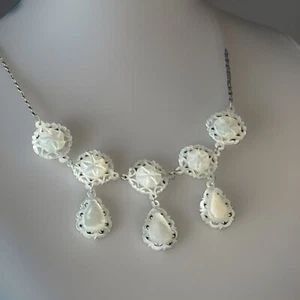 Mother Of Pearl Signed ‘ Jerusalem’necklace/bracelet and earring set Religious - Picture 1 of 6