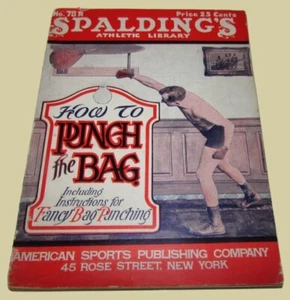 (ANON). How To Punch the Bag. Including Directions ... 192? BOXING - Imagen 1 de 3