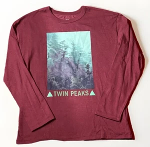 Twin Peaks Gap Teen Long Sleeve Graphic T-Shirt Easy T Juniors Size 18-20 NWOT - Picture 1 of 8
