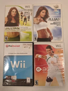 Wii Games Lot of 4 Jillian Michaels Fitness Ultimatum 2009 and 2010 + - Picture 1 of 13