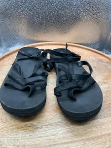 Sandalias The North Face Base Camp con tiras negras para mujer de cuero 9,5 ajustables - Imagen 1 de 6