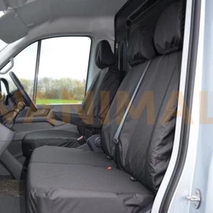 VW Crafter 2017- Tailored Waterproof Front Seat Covers (Driver+Passengers) - Picture 1 of 1