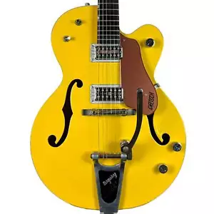 Gretsch G6118T-120 120th Anniversary 2005 - Bamboo Yellow - Picture 1 of 9