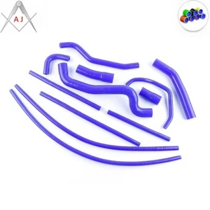Blue For Yamaha FZ1 FZ-1 FAZER 06 07 08 09 10 Silicone Radiator Coolant Hose Kit - Bild 1 von 3
