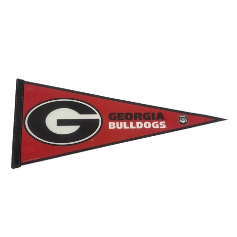 GEORGIA BULLDOGS Pennant Red Black WinCraft Made in USA Cover