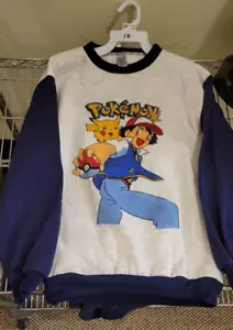Vintage 90's Pokemon Nintendo Kids Size 14 Sweatshirt & Pants Set - Picture 1 of 3