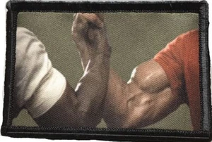 Predator Movie Dillon Arnold Schwarzenegger Morale Patch Tactical ARMY Hook USA - Picture 1 of 12