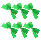 6Pcs Green Shamrock Hairpins St. Patricks Bow Hairclips