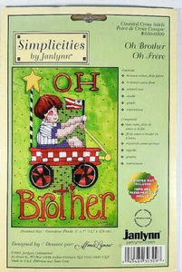 Janlynn Simplicities OH BROTHER Counted Cross Stitch - Picture 1 of 3