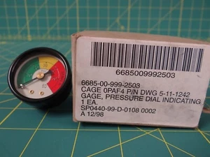 Electro Products 5-11-1242 Pressure Dial Gauge NSN 6685-00-999-2503 0-60 PSI - Picture 1 of 7