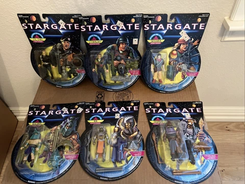 Lot of 6 1994 Hasbro Stargate Action Figures Skaara Kawalsky Anubis RA & more Cover