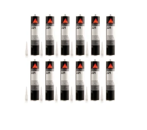 12 Kartuschen Sikaflex 221, versch. Farben, 300ml, multifunkt. Kleb-& Dichtstoff - Bild 1 von 1