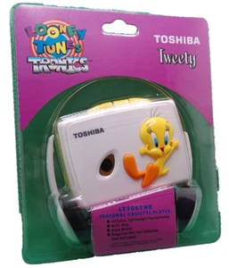 Reproductor de cassette personal Toshiba Tweety nuevo sellado LT300TWE Looney Tunes de colección - Imagen 1 de 4