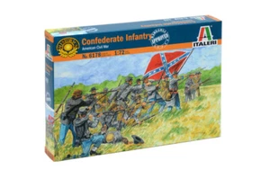 Italeri 6178 1/72 Scale Model Kit American Civil War Confederae Infantry - Picture 1 of 1