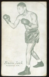 1947-66 Boxing Exhibit Card - Beau Jack – Augusta, GA - Picture 1 of 2