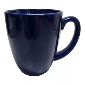 Corelle Livingware Stoneware Coffee Mug Solid Cobolt Navy Blue Coffee Cup 11 oz - Picture 1 of 4