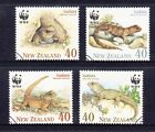 1991 New Zealand Stamps - Endangered Lizards - Tutara/WWF - FU set of 4