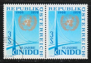 Austria 1976 MNH & CTO NH Mi 1532 Sc 1044 UN Emblem,UNIDO,Bridge.United - Picture 1 of 1