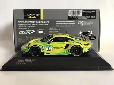 IXO MANTHEY-RACING COLLECTION Ixo MG-I-911-DTM-23-4391 Porsche 911 Preining Manthey #91 DTM Champion 2023 1:43