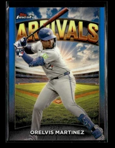 Orelvis Martinez RC 2025 Topps Finest Baseball Arrivals Blue Refractor 33/99 - Picture 1 of 2