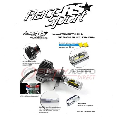 Race Sport Headlight Conversion Kit for 1997-2014 Mercedes-Benz CL600 - jl - Image 1 of 4
