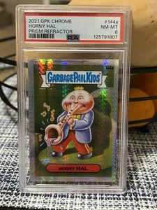 2021 Topps Chrome GPK Horny Hal Prizm Refractor PSA 8 - Picture 1 of 2
