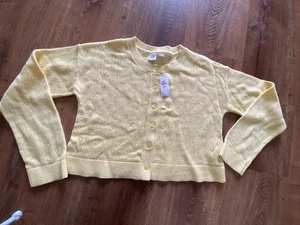 Gap Kids yellow cardigan  - Picture 1 of 3