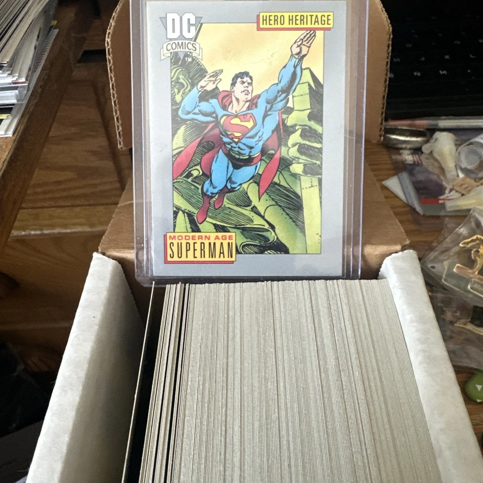 1991 Impel -DC Comics -Série 1 -Cartões comerciais -Conjunto básico completo #1-180 - Imagem 1 de 1