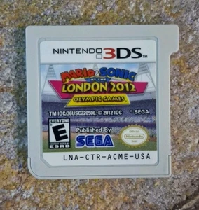 Mario & Sonic at the London 2012 Olympic Games Cart Only- Nintendo 3DS *GREAT* - Picture 1 of 2