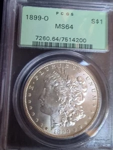 1899-O MORGAN SILVER DOLLAR PCGS MS64 7514200 - Picture 1 of 2