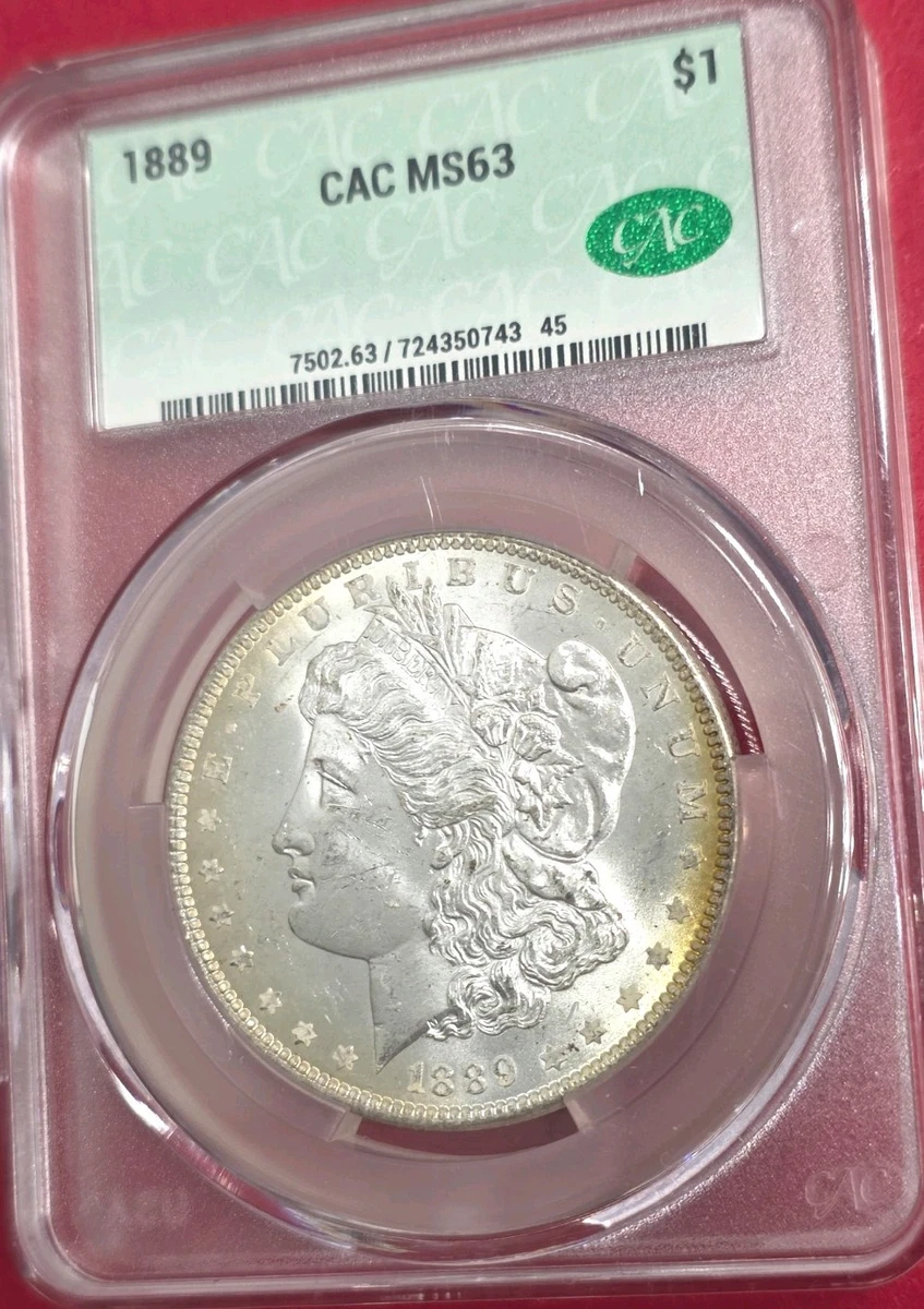 MS 63 Graded 1889 Year Morgan US Dollars (1878-1921) for sale | eBay