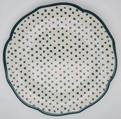 ¡Plato de cena retro a lunares para mujer pionera! *Envío Gratis* Foto 1 de 2