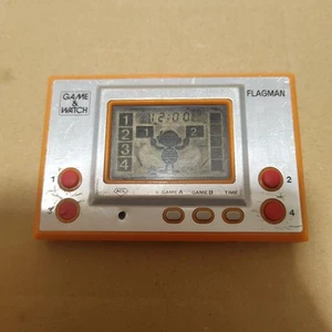 Nintendo Game & Watch FLAGMAN FL-02 Pantalla Ancha Eléctrico Portátil Juego Retro - Imagen 1 de 5