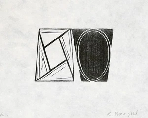 Robert MANGOLD, Ohne Titel III - Holzschnitt - Bild 1 von 1