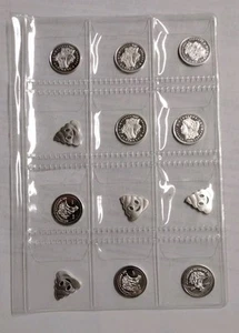 Lot Of 12 - .999 SILVER 1 Grams. Morgan's, Poop, Prospectors In Plastic Holders. - Picture 1 of 6