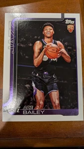 2025-26 Topps Ace Bailey JUMBO oversize RC OTC-14 Topps Superbox Jazz Costco - Foto 1 di 2