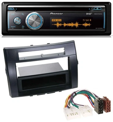 Pioneer MP3 DAB USB CD Bluetooth Autoradio für Toyota Corolla Verso 04-09 schwar - Bild 1 von 4