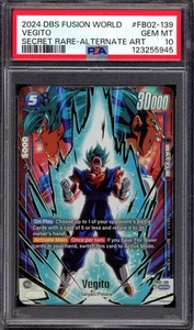 2024 Dragon Ball Super Fusion World Secret Rare Alt Art Vegito #FB02-139 PSA 10 - Bild 1 von 2
