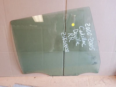 Cadillac DeVille 2000-2005 pasajero puerta trasera derecha ventana vidrio OEM 25660608 Foto 1 de 2