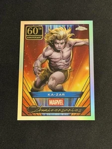 2025 Topps Chrome Marvel Ka-Zar Anniversaries Refractor Insert #MA-4 - Picture 1 of 2