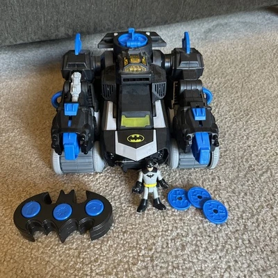 Imaginext Batman Batbot Transforming Robot ,Works-REMOTE INCLUDED - Image 1 of 4
