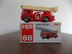 ・283 Red Japan item Isuzu Snorkel Fire Truck Superb close to unused Super Speed - Picture 1 of 10