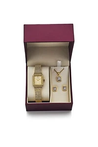 Accurist Ladies Watch, Bracelet and Earring Gift Set 8386G - Picture 1 of 1