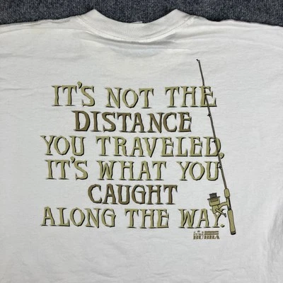 Camiseta Pure Bubba Para Hombre Talla XXL Blanca Gráfica Pesca Cita Exterior Camiseta EE. UU. Foto 1 de 4