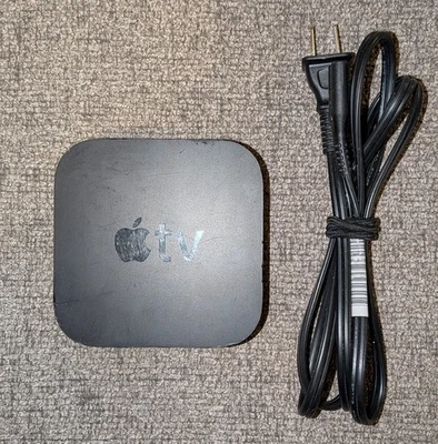 Apple TV A2169 2nd Gen Digital Media Streamer Box Black - NO REMOTE - Image 1 of 4