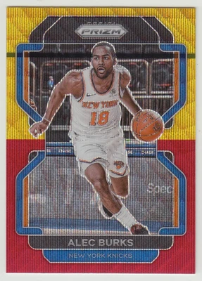 2021-22 Panini Prizm Alec Burks #65 Tmall Asia Gold Red Wave Prizm SP - Image 1 of 2