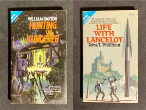 ACE DOUBLE BOOK (48245) HUNTING ON KUNDERER & LIFE WITH LANCELOT 1973 1st - Bild 1 von 8