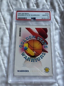 Skybox Golden State Warriors 1991-92 PSA 10 Low Pop - Imagen 1 de 4